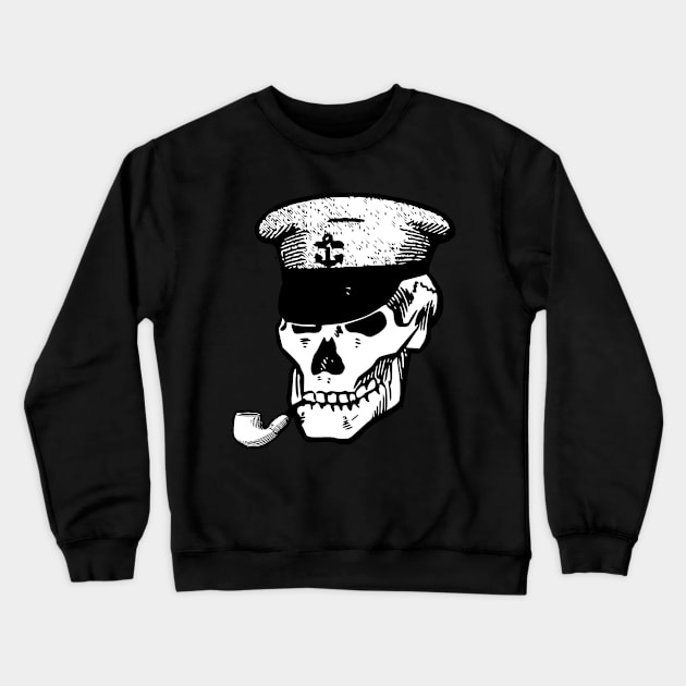 Captain Skull Crewneck Sweatshirt by Daytone